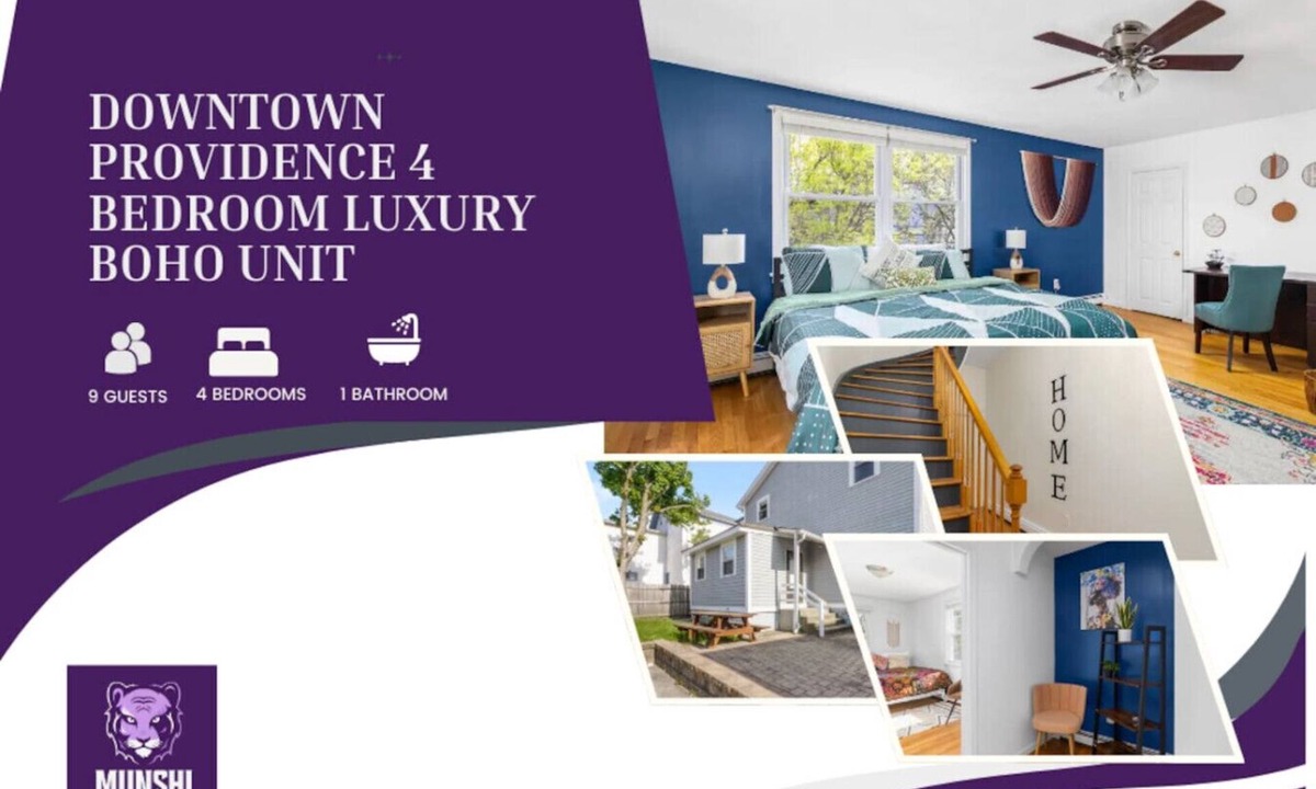 Providence Apartment | Downtown Providence 4 Bedroom Luxury BoHo Unit