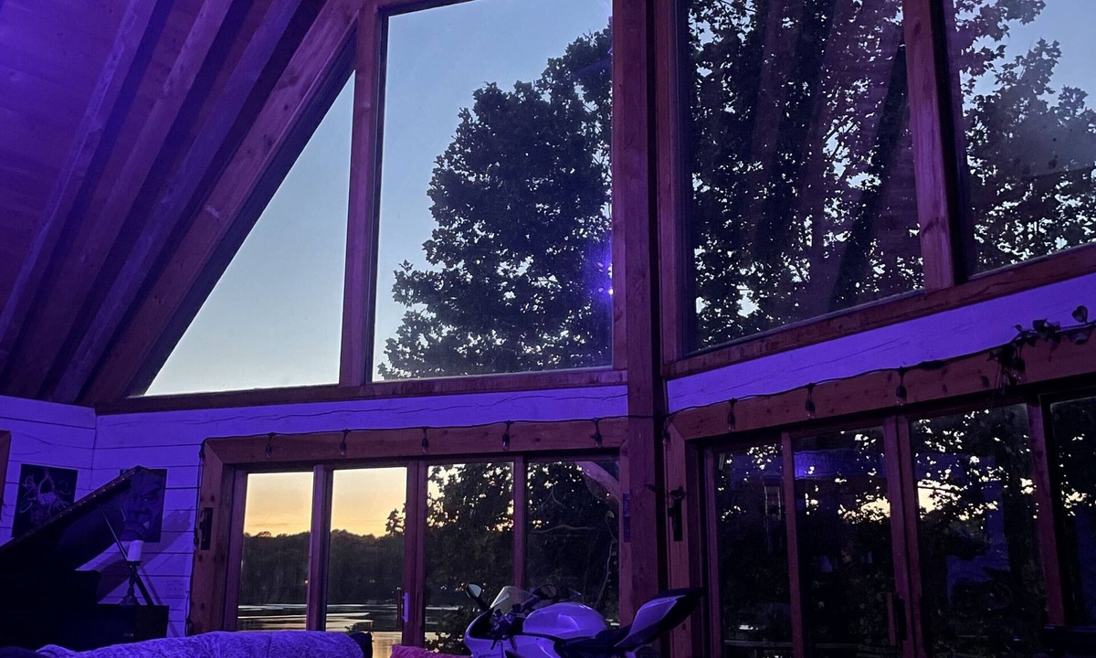 Newtonville Ski Chalet | Dream A-Frame Cabin on the Hudson with heated pool and dock! Sleeps 10; Pets ok!