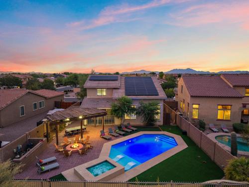 Tamaron Villa | Dream And Drift Luxe Pool Spa Pool Table Firepit Paradise