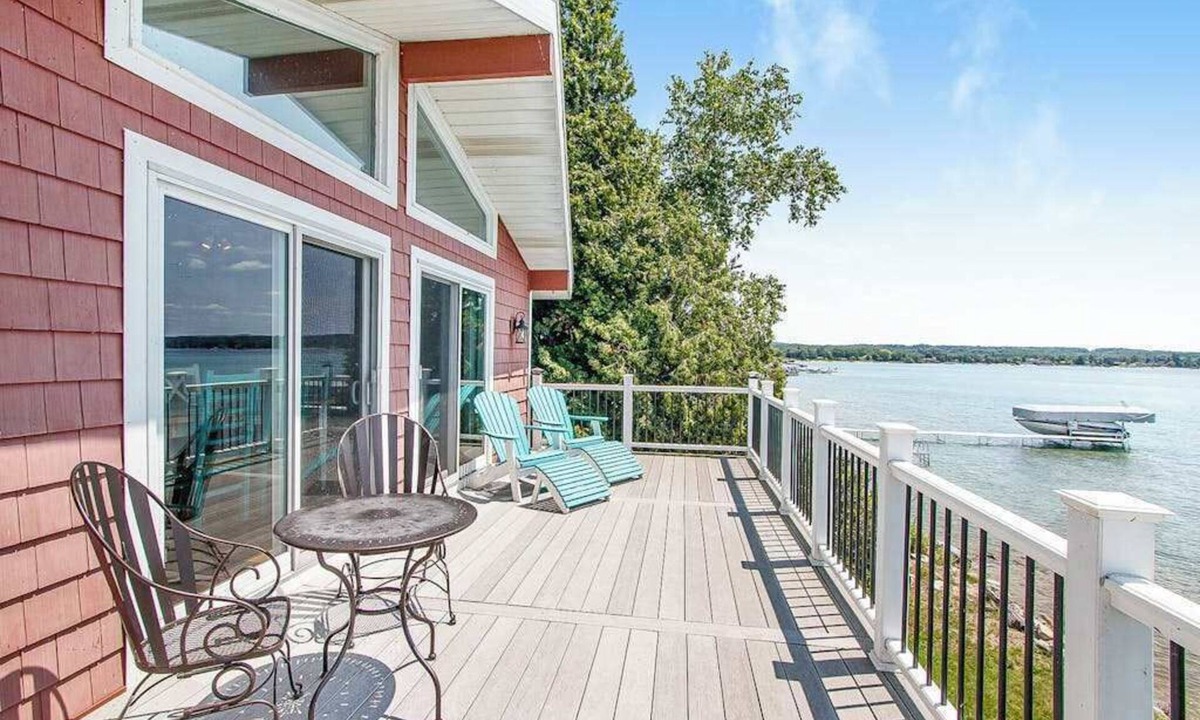 Beulah House | Dreamy escape on the water of Crystal Lake w/spacious deck & private dock
