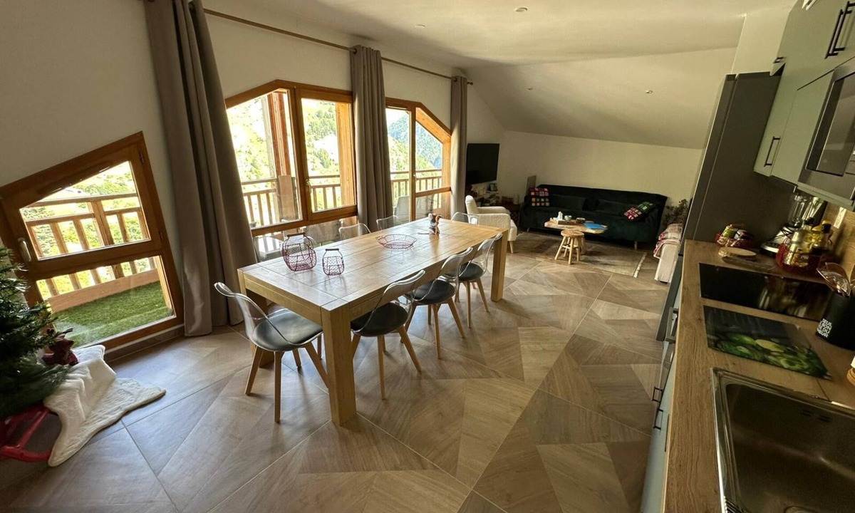 Orcieres-Merlette Apartment | Duplex 80 m2 for 8 people.