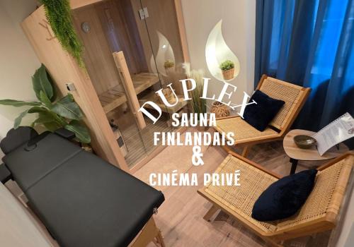 Riom Apartment | Duplex Sauna Cinéma
