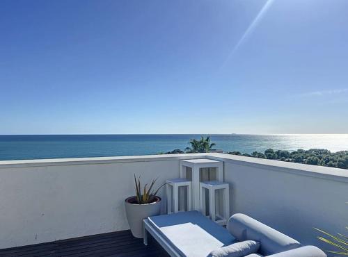 Sant Pere de Ribes Apartment | Duplex vistas mar con piscina