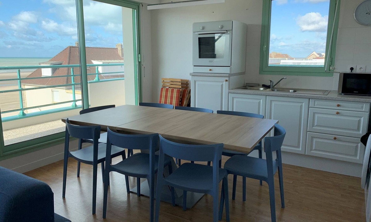 Fort-Mahon-Plage Apartment | Duplex with balcony, elevator, and parking in Fort-Mahon-Plage