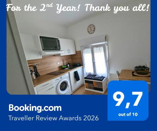 Quincy-Voisins Apartment | Duplex77 with garage Near Disney