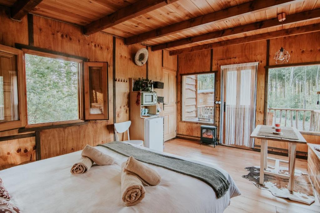 Anguciana Ski Chalet | DURMIENDO ENTRE ARBOLES, Bonita cabaña en La Rioja
