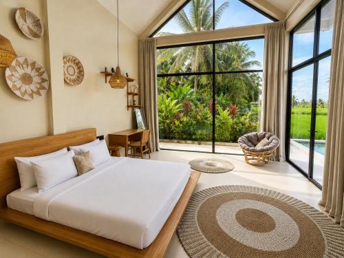 Pejeng Villa | Dzen Sari Villa Ubud - Rice Field View, Private pool and Stone Bath
