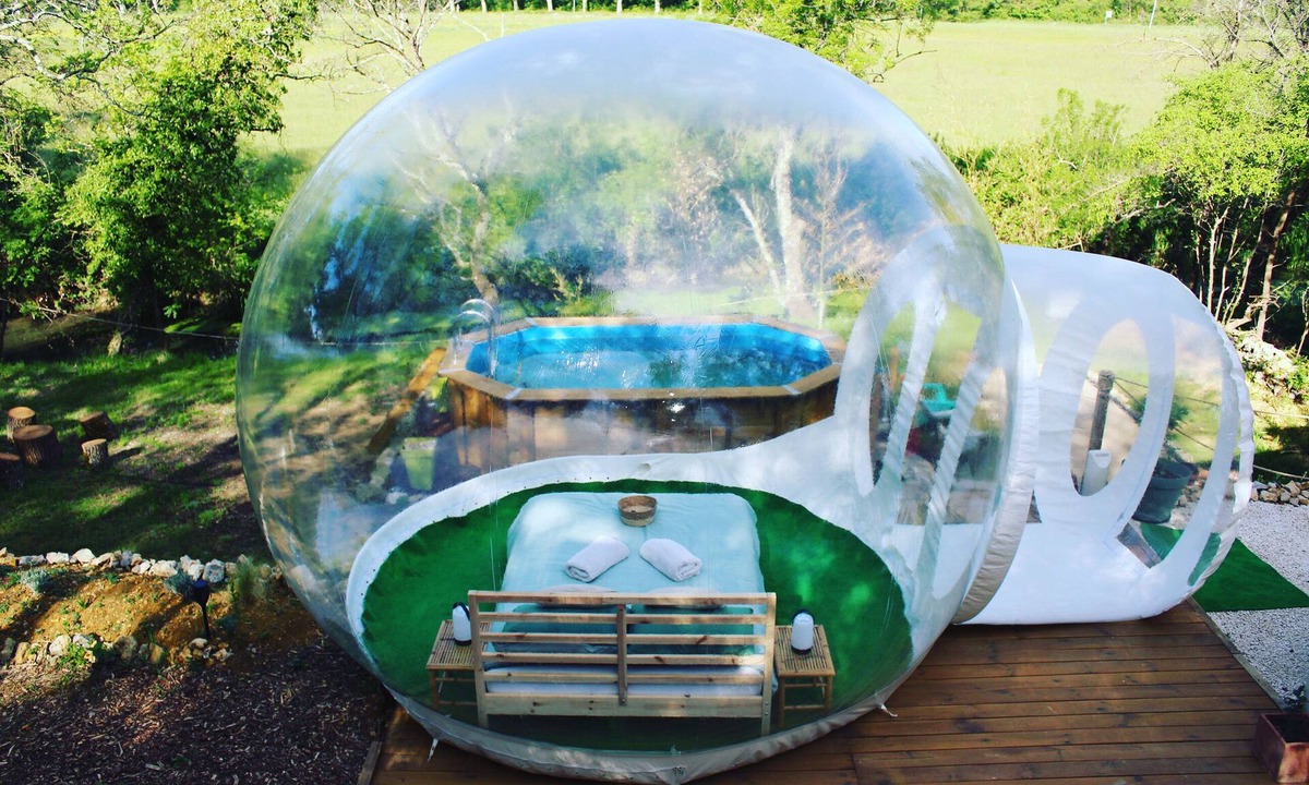 Allegre Les Fumades Bed & Breakfast | Eco-responsible transparent dome