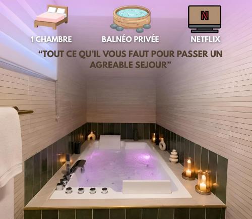 Saint-Honore - Jeanne d'Arc Apartment | Eden Bali - Spa Privé & Terrasse Romantique