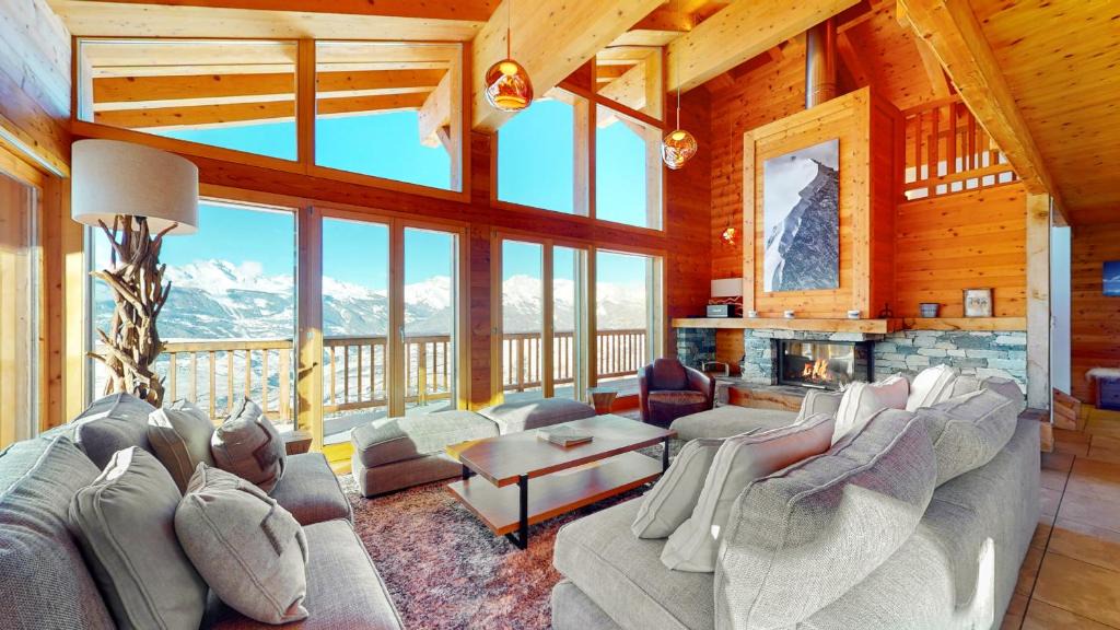Veysonnaz Ski Chalet | Egg SAUNA & LUXURY chalet 16 pers by Alpvision Résidences