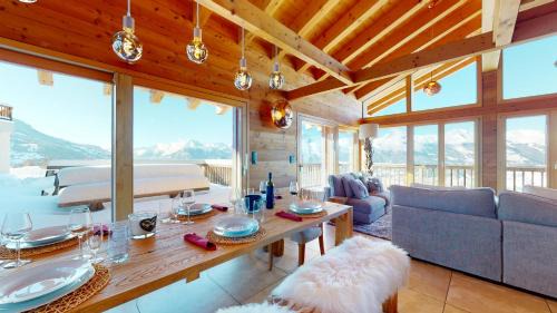 Veysonnaz Ski Chalet | Egg SAUNA & LUXURY chalet 16 pers by Alpvision Résidences