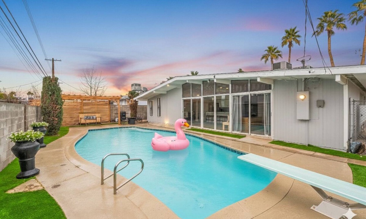 Charleston Preservation House | Eichler Retreat: Mid-Century Poolside Paradise w/Cabana Bar & 4 Bedrooms!