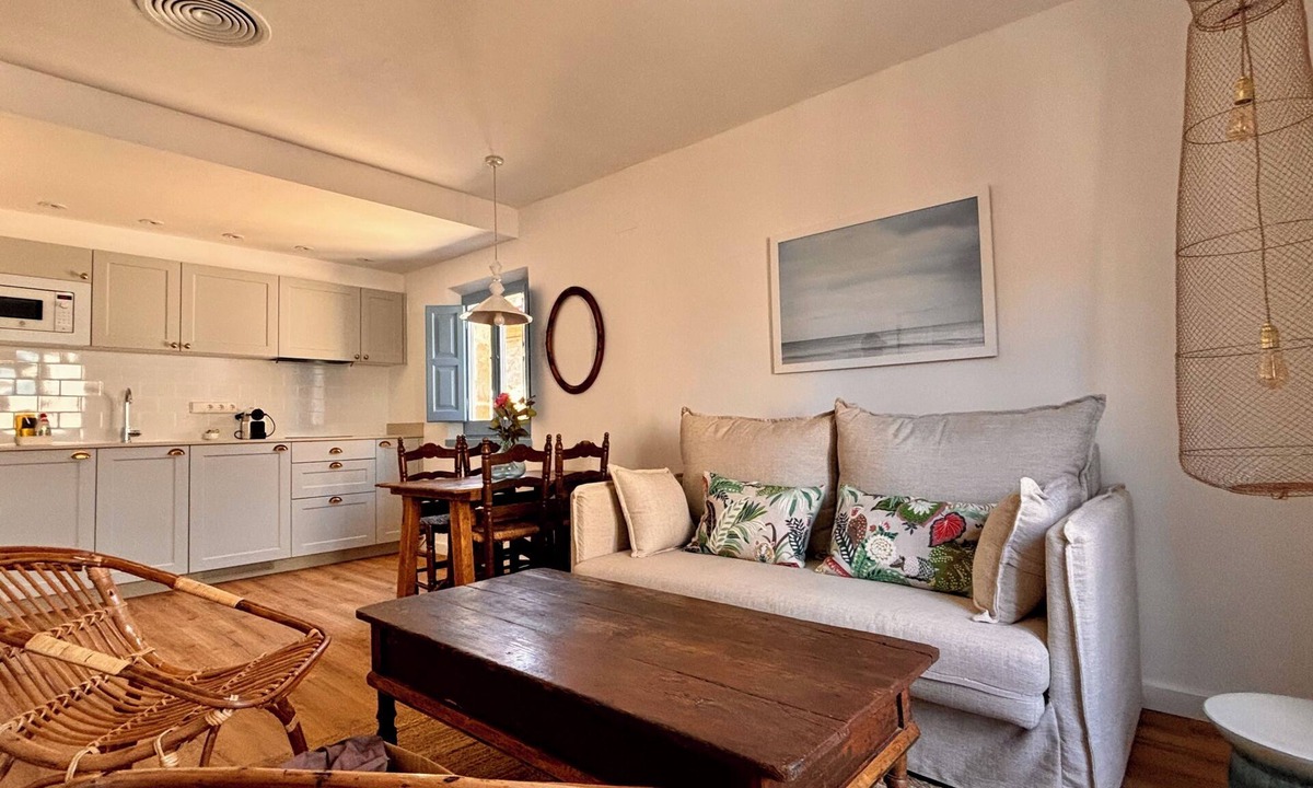 Ullastret Apartment | EL FORT DúLLASTRET. Apartment 4. Double room, sofa bed and balcony.