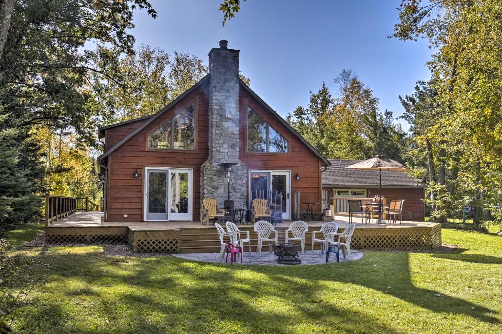 Elcho House | Elcho Escape w/Private Dock on Post Lake!