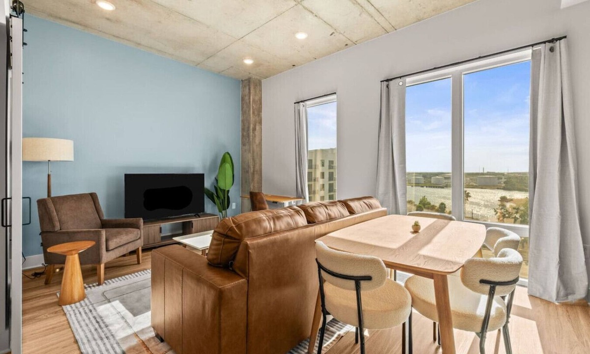 Channel District Apartment | Elegant 1BR Walkable to Dining, Pool + Gym