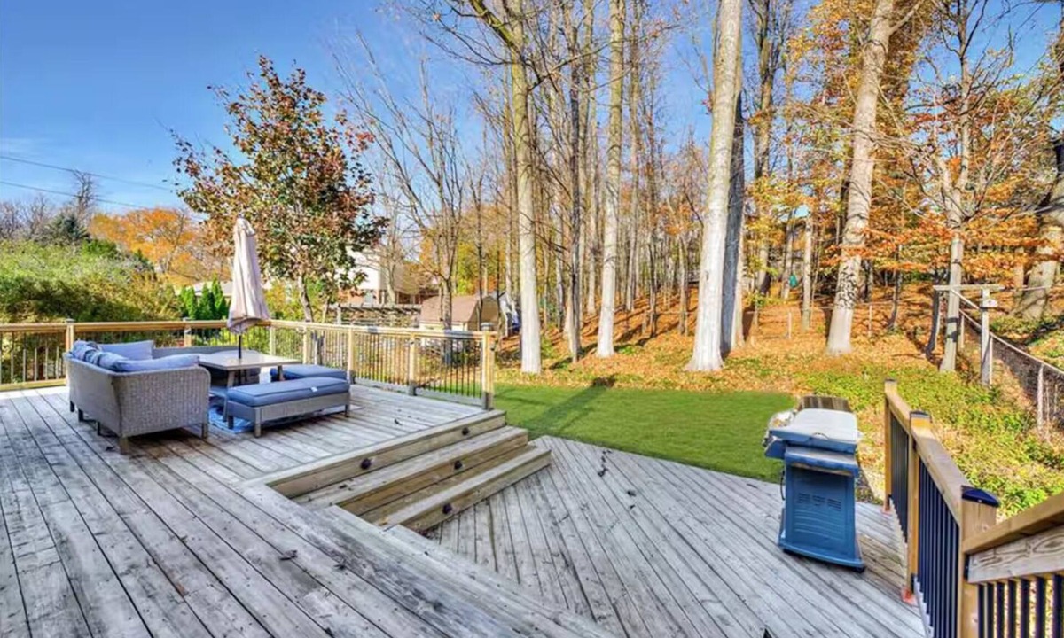 Waterloo House | Elegant 4BR Home | Private Backyard & Trail Access