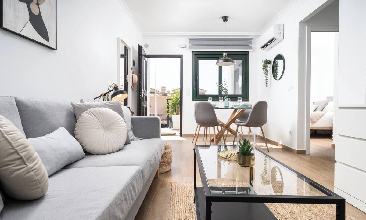 Playa Flamenca Apartment | Elegant Boutique Flat with Panoramic Rooftop Views