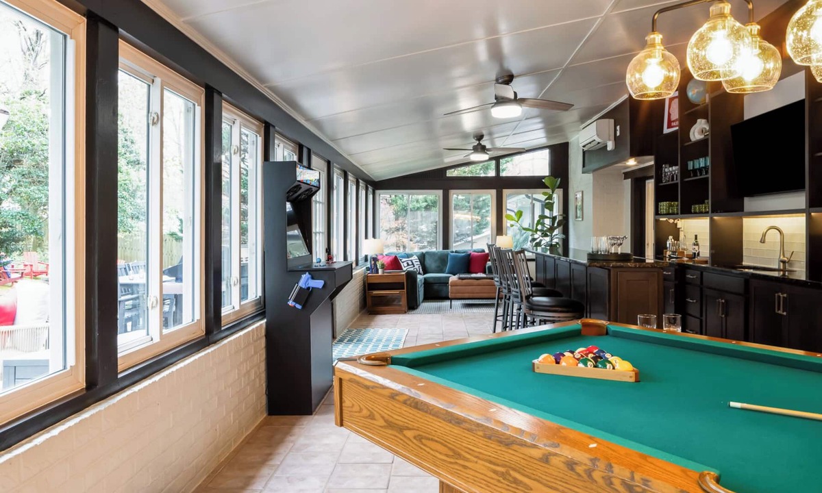 Raleigh House | Elevated Escape: Made to Gather. Spa. Game Lounge