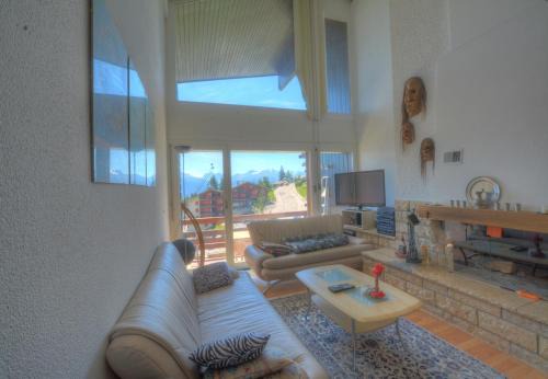 Anzere Apartment | Emeraudes 401 pres de la telecabine a Anzere avec vue sur les Alpes
