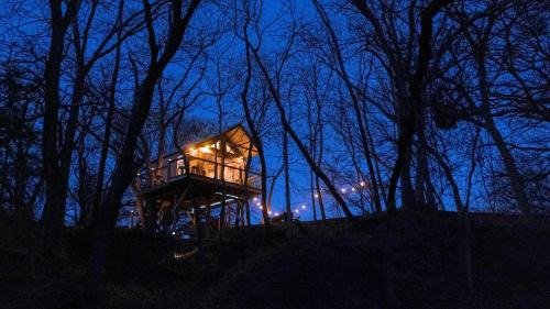 Rosston House | Enchanting Pecan Treehouse with Creek Views near Forestburg, Texas