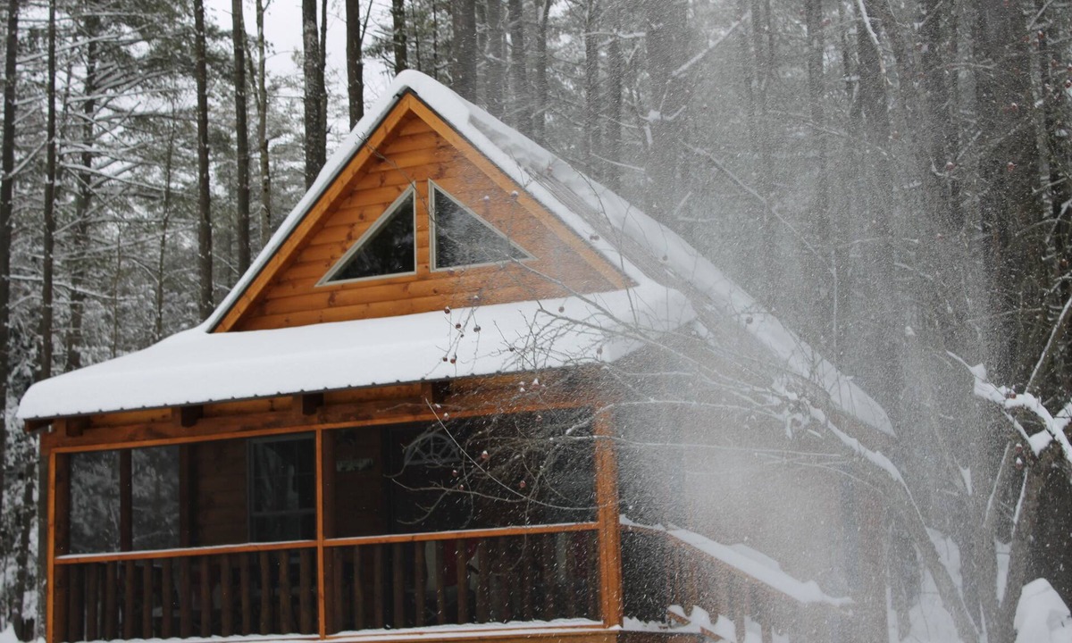 Wells Cabin | Enjoy Winter in The Adirondacks at Ruby Hill Cabins