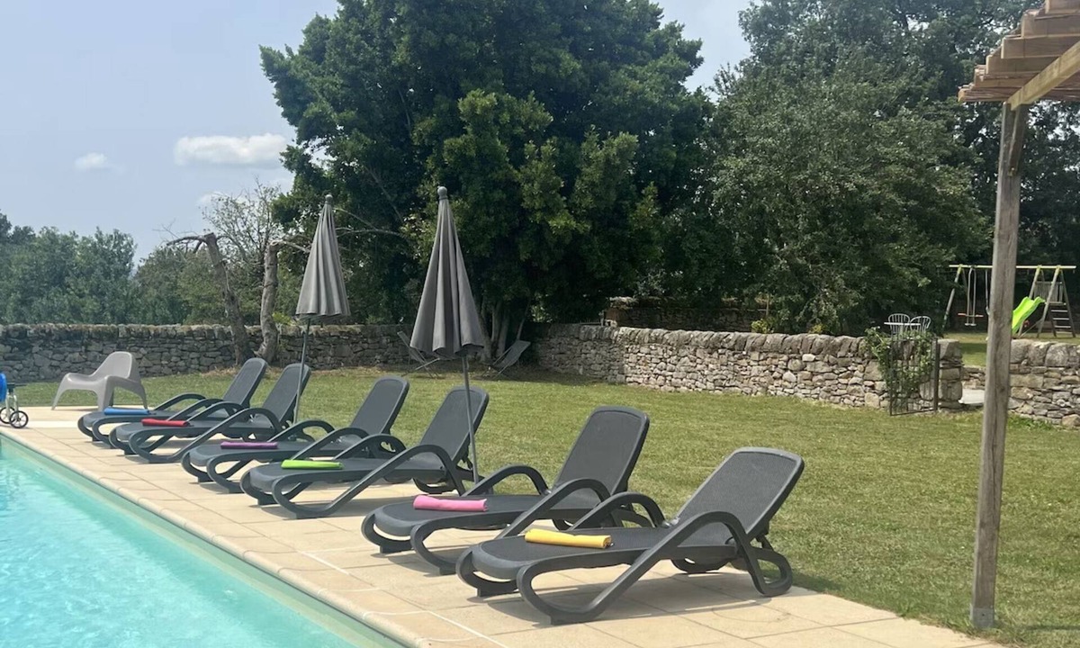 Lacapelle-Segalar Villa | Ensemble de 3 maisons en pierre avec piscine chauffée
