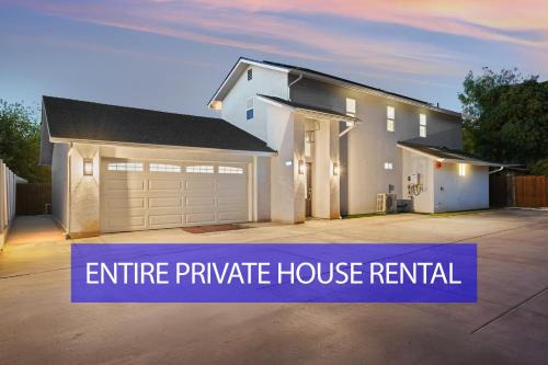 Bostonia House | Entire Private Home with 3 Bedrooms 2 Bathrooms, with Garage, Gated Yard, King Bed House, Available Now