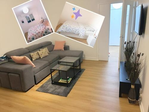 Epinay-sur-Seine Apartment | Epsilon 6 pers Refait neuf Tram Free Parking