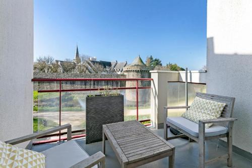 Guerande Apartment | Er Varech - Duplex vue sur remparts