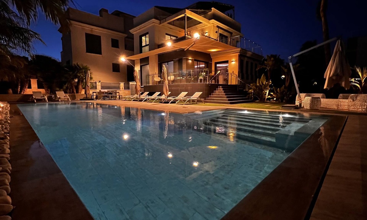 Playa Flamenca Villa | modern luxury villa with individual saltwater pool.