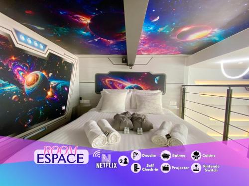 Roubaix Apartment | Espace-Jacuzzi-Cinema-Nintendo switch