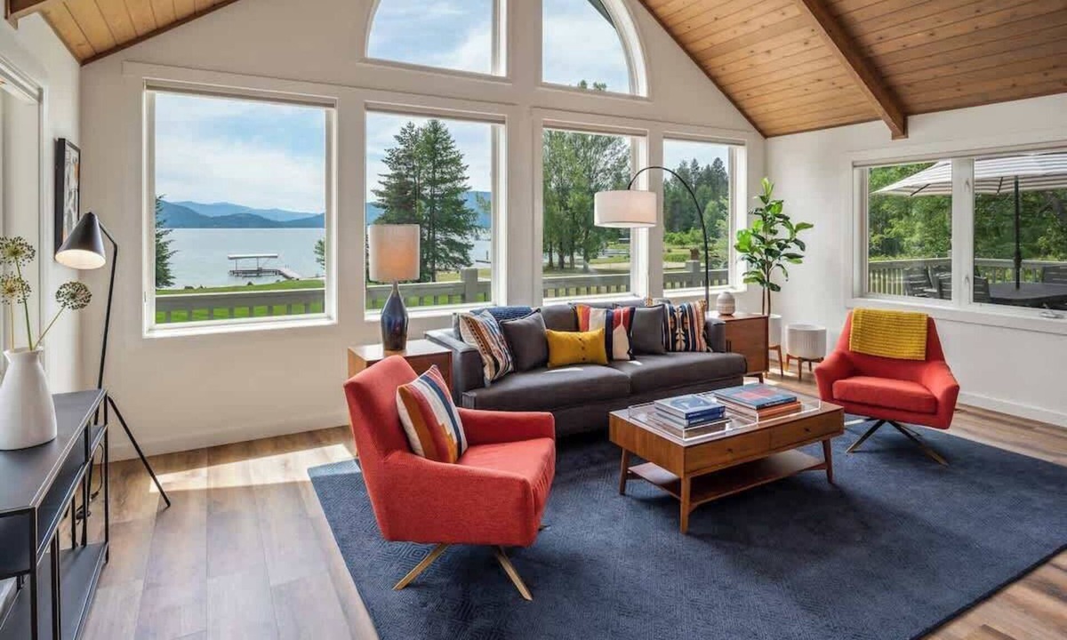 Sandpoint House | Exceptional Waterfront | Dock, Beach