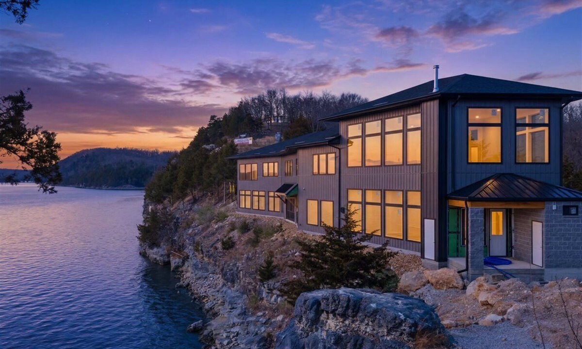 Gravois Mills House | Expansive Lakefront Estate with Private Pool, Dock, 2 Slips, & Movie Theater at 43mm