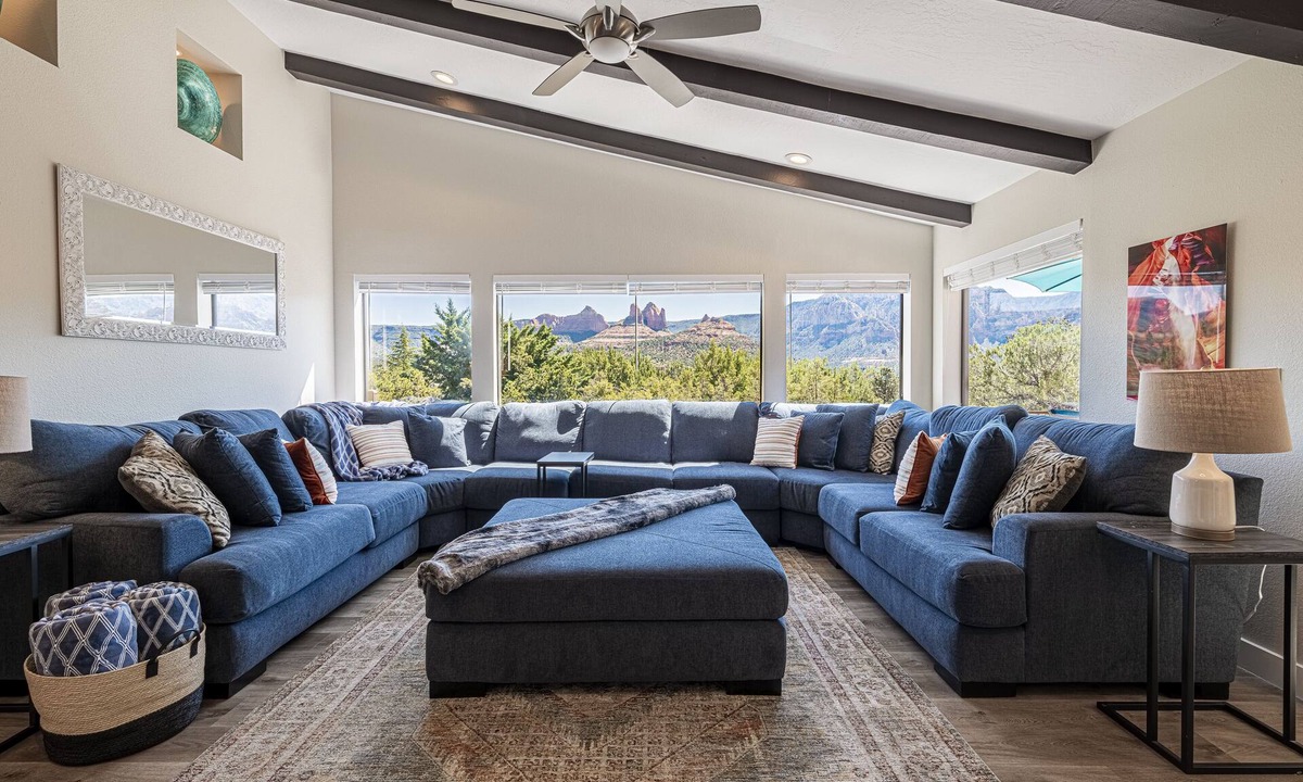 Uptown Sedona House | Experience luxury at Sedona Dream Estate with panoramic red rock views in Uptown Sedona.