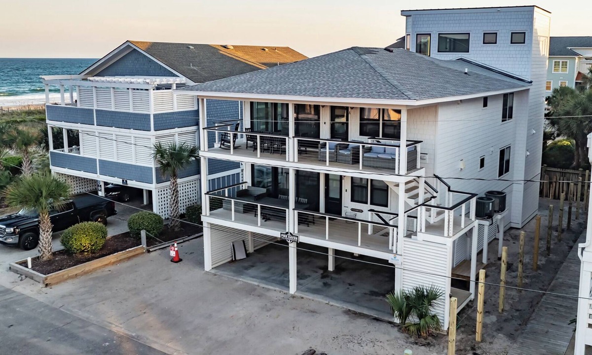 Wrightsville Beach House | Experience Ocean and Pier Views at this Modern Luxury Beach House Unit A upper l