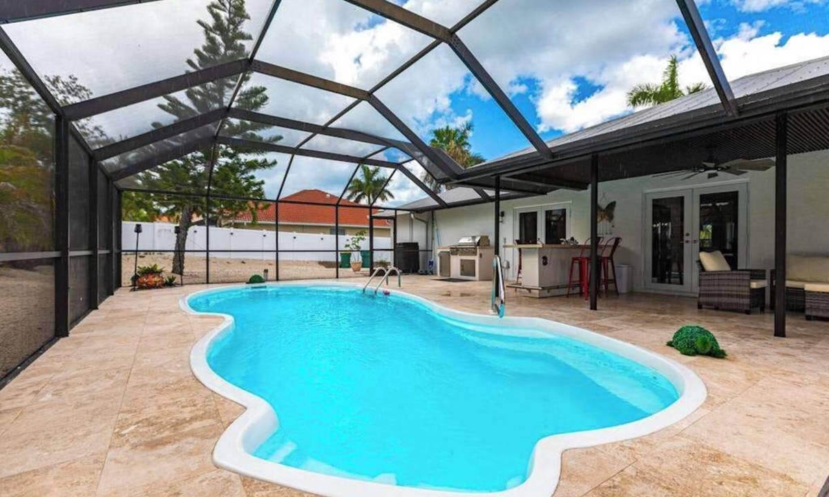 Marco Island House | Exquisite home with private pool, washer & dryer, and internet