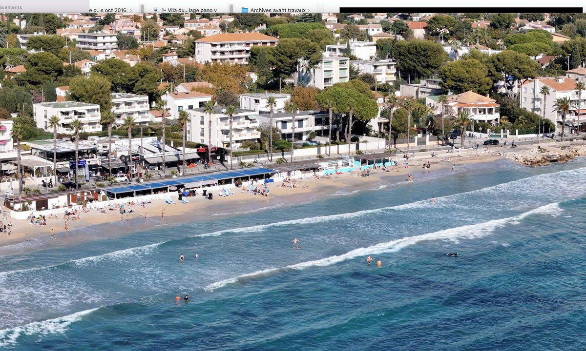 La Ciotat Apartment | F3 beachfront, beach, air conditioning, wifi, parking