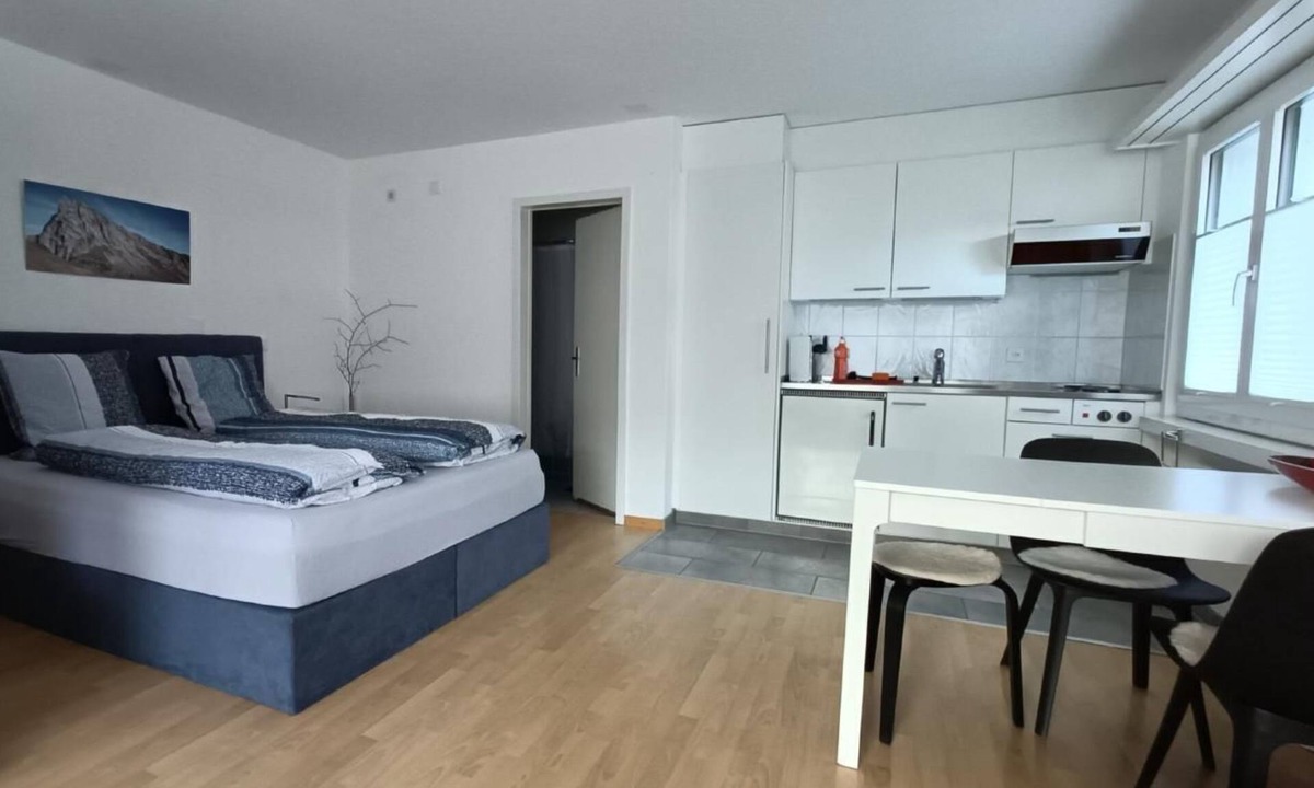 Maienfeld Apartment | Falknis holiday flat in Maienfeld with mountain views