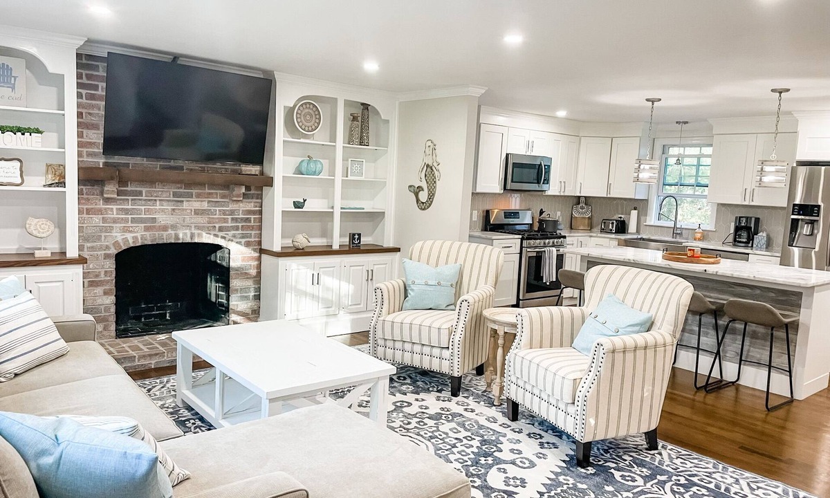 Northwest Harwich House | Fall Escape! Fire pit, Weber Grills and Tesla Charger