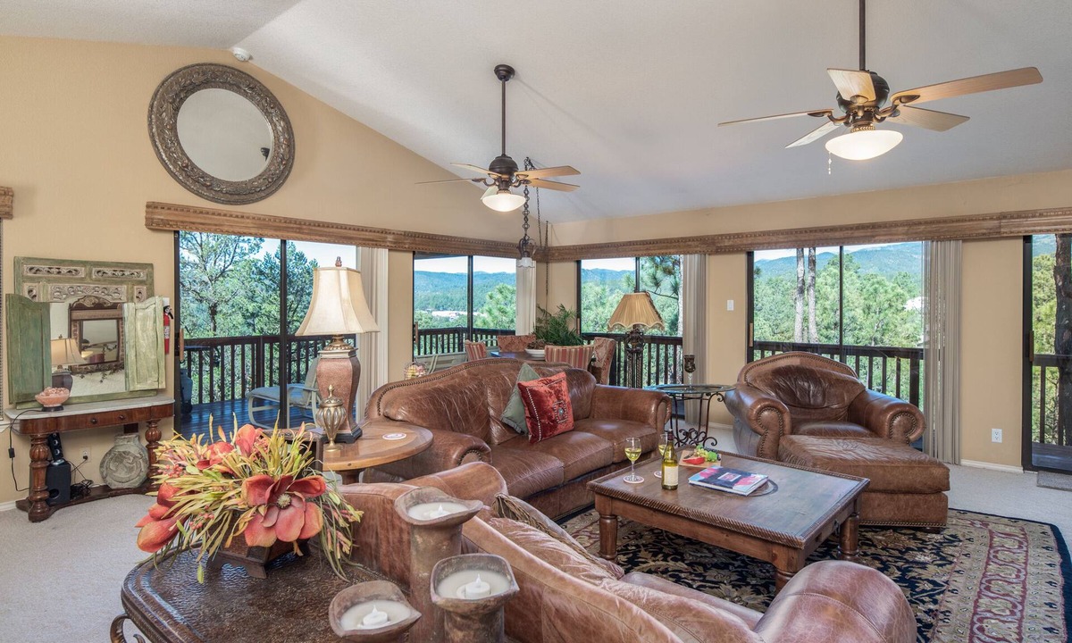 Ruidoso Cabin | Family Friendly Ruidoso Close to Midtown Fireplace VIEWS, PRIVACY
