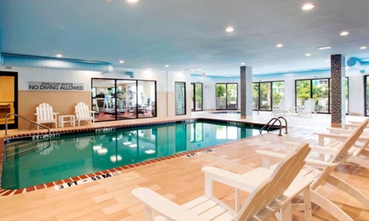 North Myrtle Beach Hotel | Family Getaway Near Ballpark with Pool & Fitness Center Included | 3 Rooms