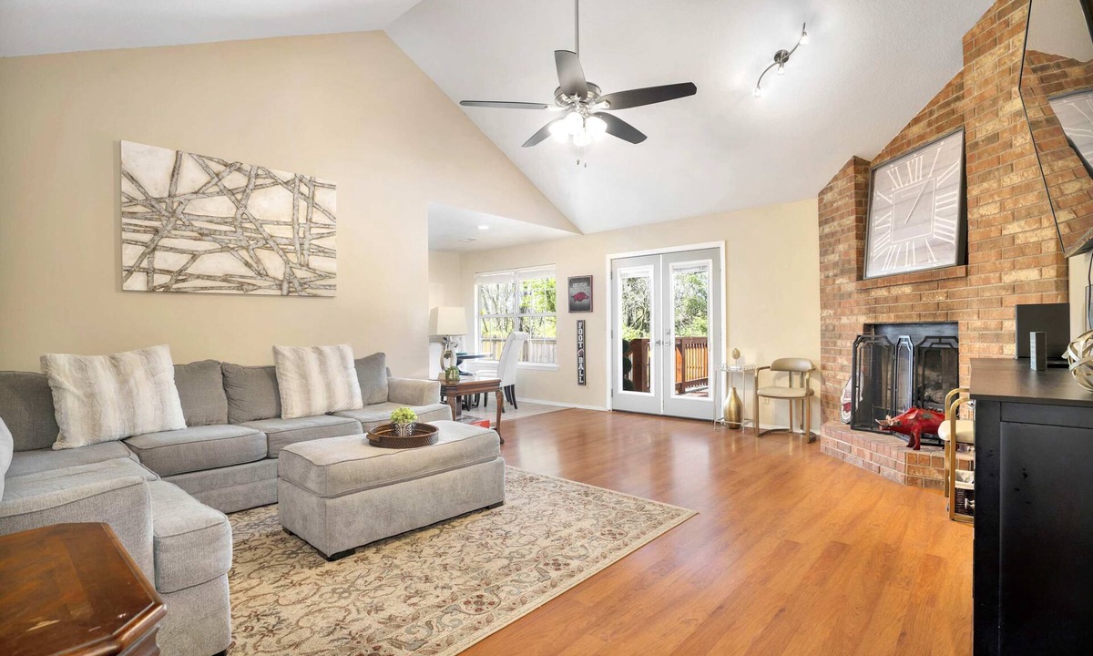Fayetteville House | Family Home, Fenced Yard with Firepit, Near Parks