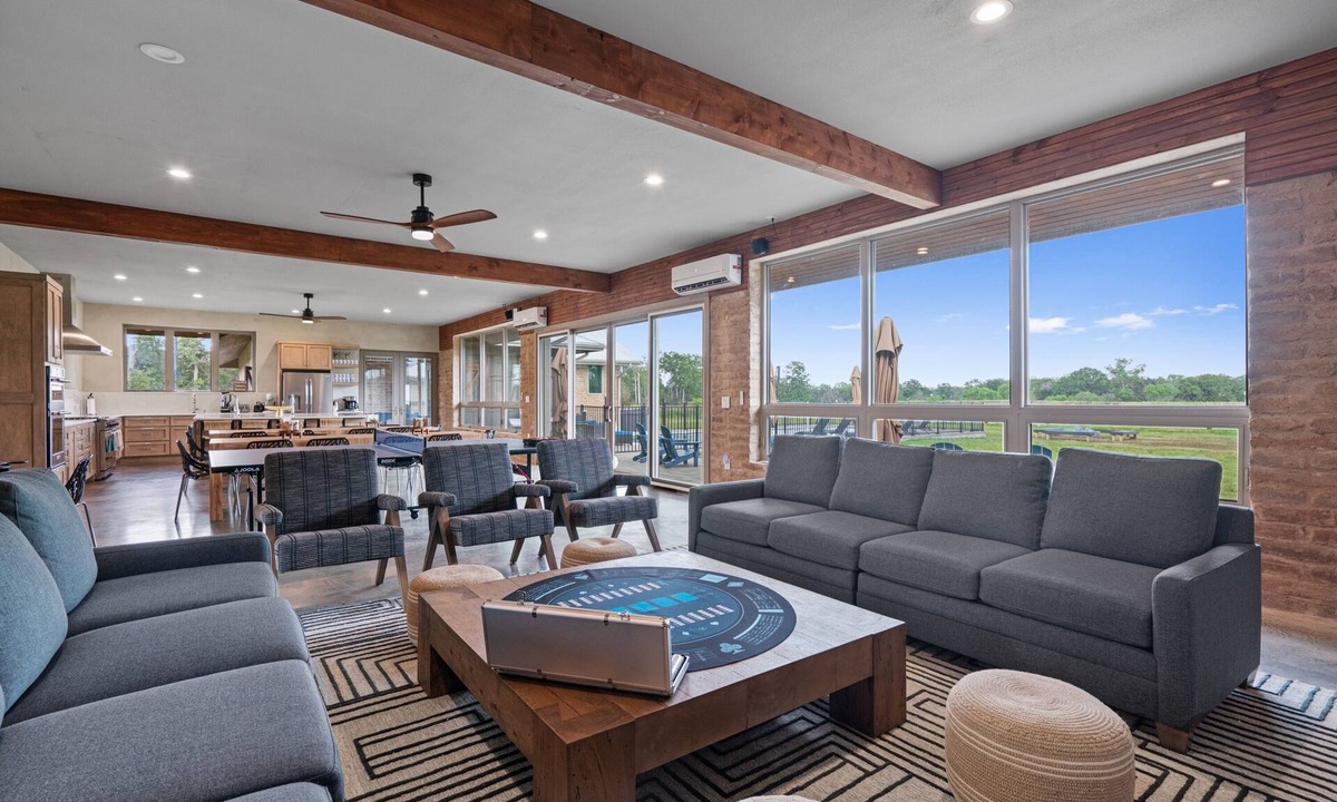 La Grange House | Family Lakeside Getaway: Pool, Games, Hot Tub, More!