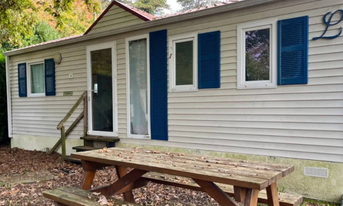 Angicourt House | Family mobile home 45m² at campsite