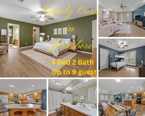 Jonesboro House | Family Oasis In Jonesboro 4Bd 2Ba house