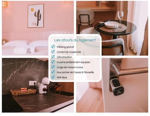 Roquefort-la-Bedoule Apartment | Farniente - Studio neuf climatisé - Parking