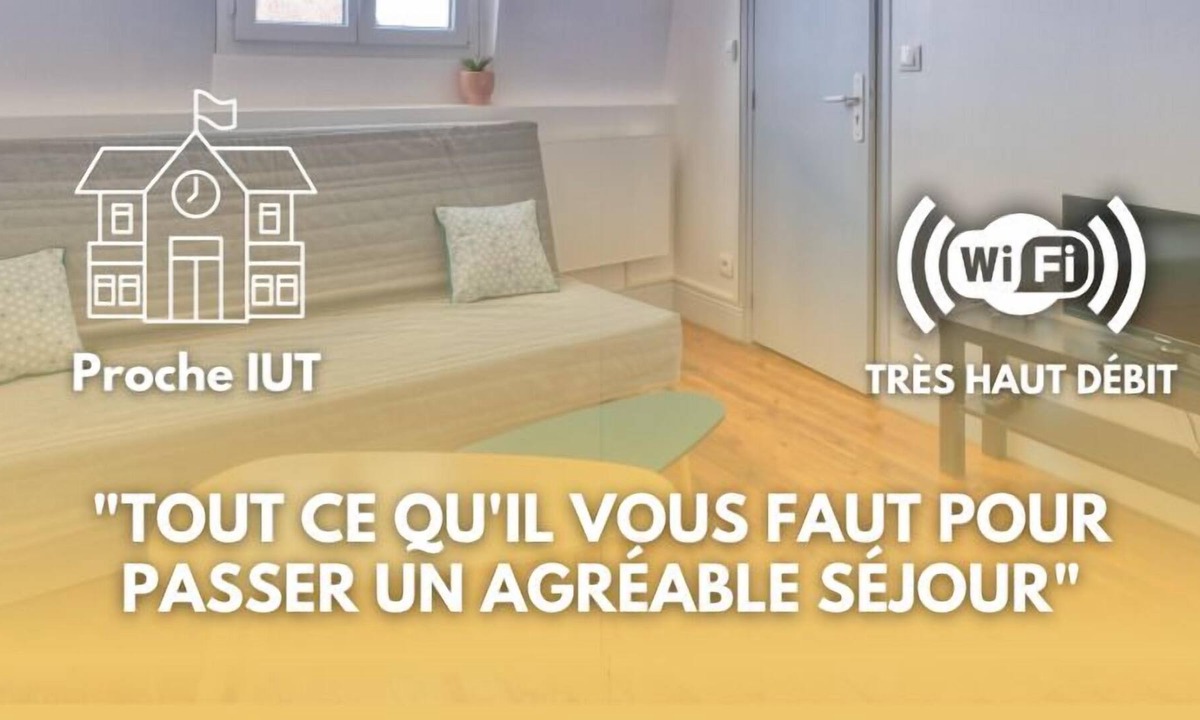 Saint-Quentin Apartment | Faubourg D'isle 5 Studio Cosy Proche Gare IUT