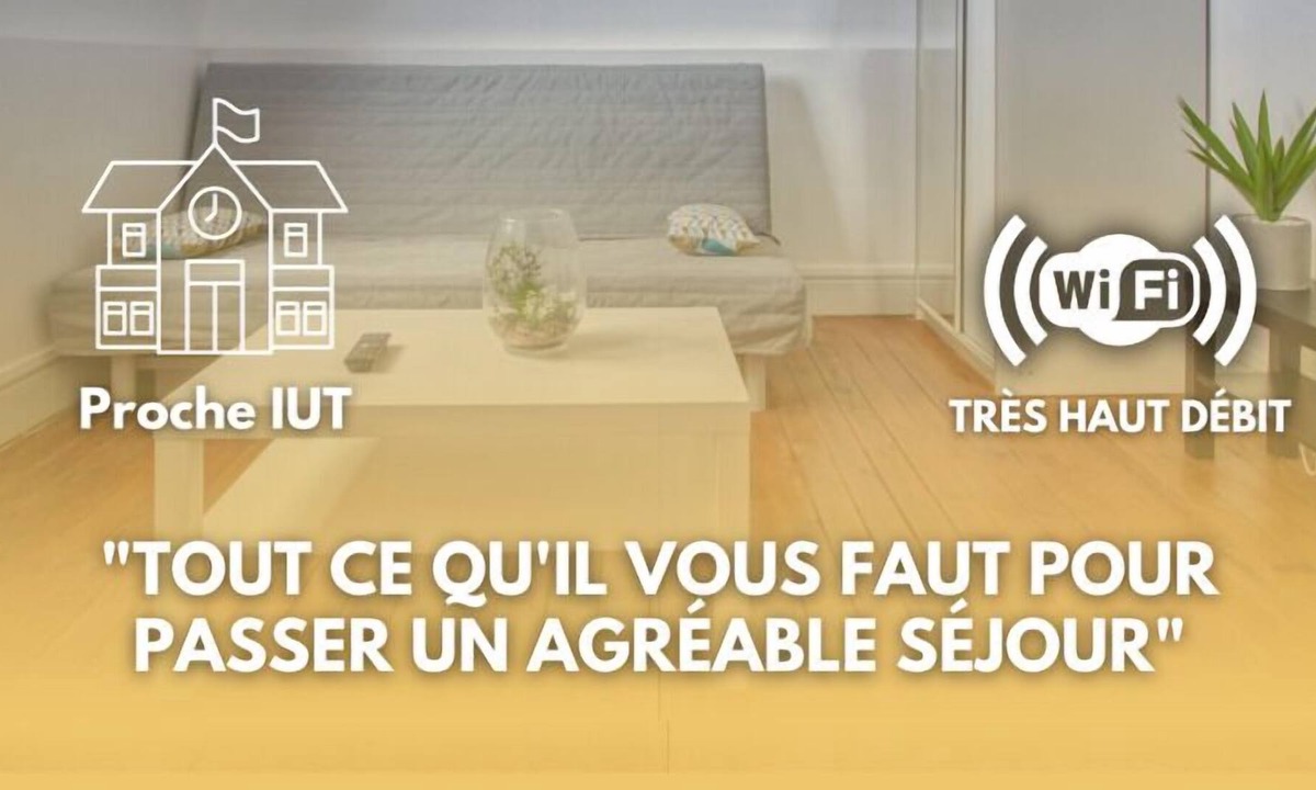Saint-Quentin Apartment | Faubourg D'isle 6 Studio Cosy Proche Gare IUT