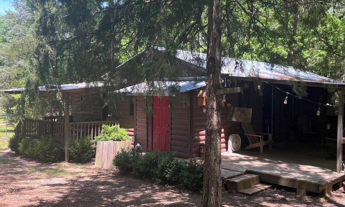 Board Camp Cabin | Fenced for your fur babies! 2 cabins for 1 price!