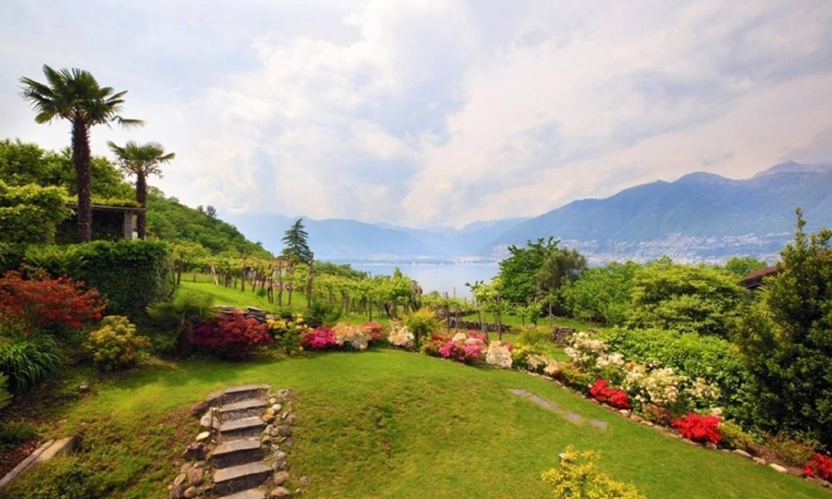 Magadino House | Ferienvilla "Casa Sole" mit Blick Lago Maggiore